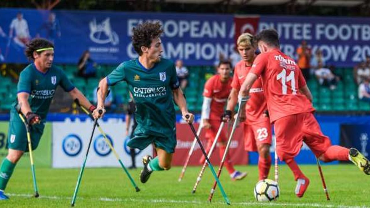 Ampute Futbol Milli Takımı, Avrupa Şampiyonası’nda çeyrek finalde