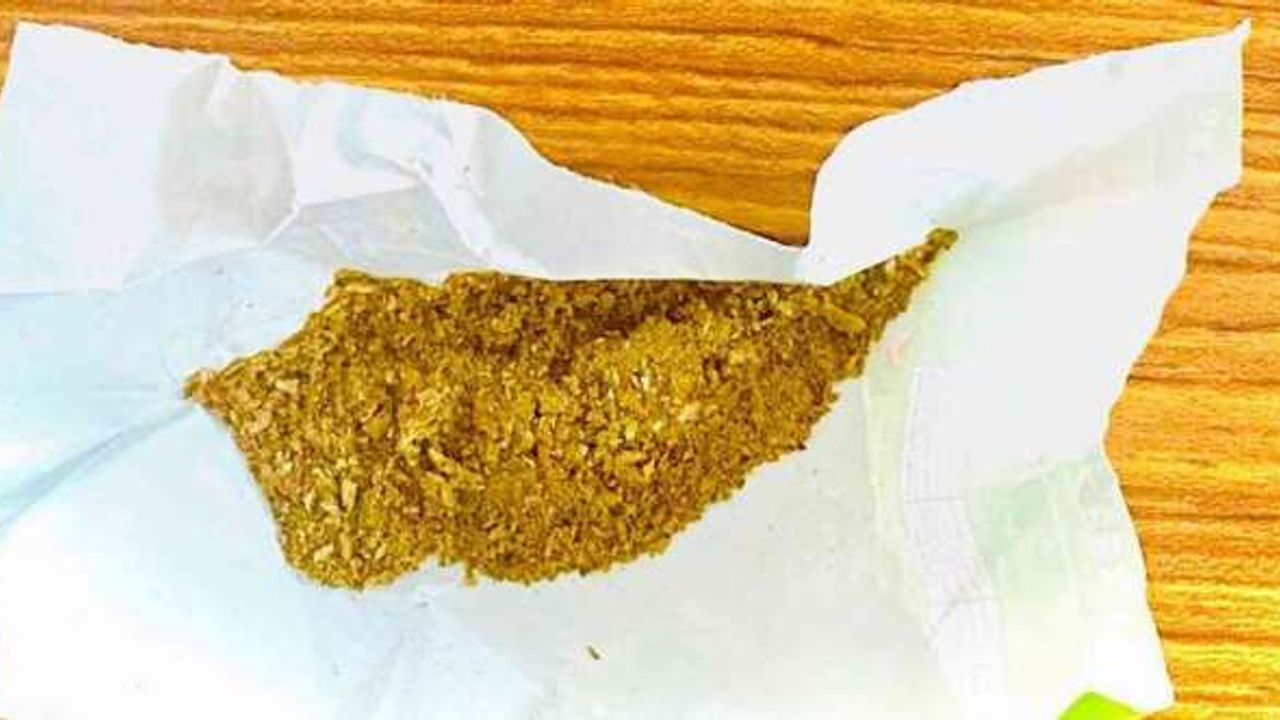 Siirt’te tütünle karışık toz esrar maddesi ele geçirildi
