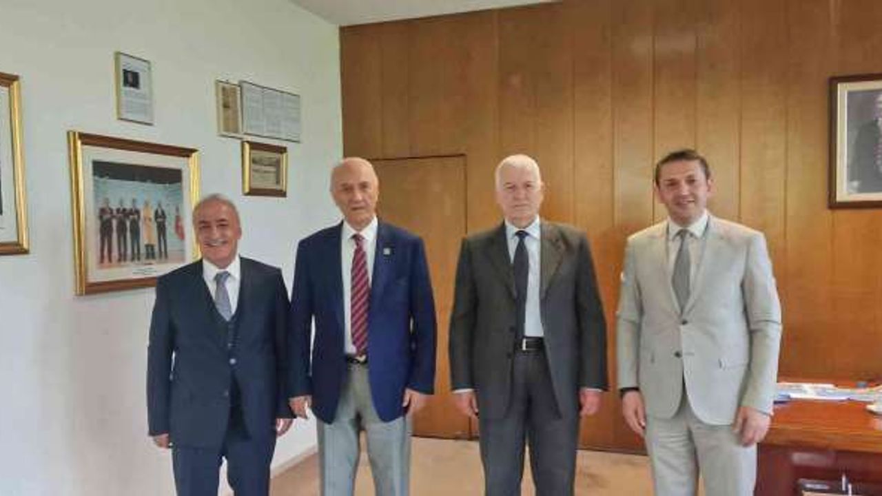 Rektör Çomaklı, Sıtkı Alp ile bir araya geldi