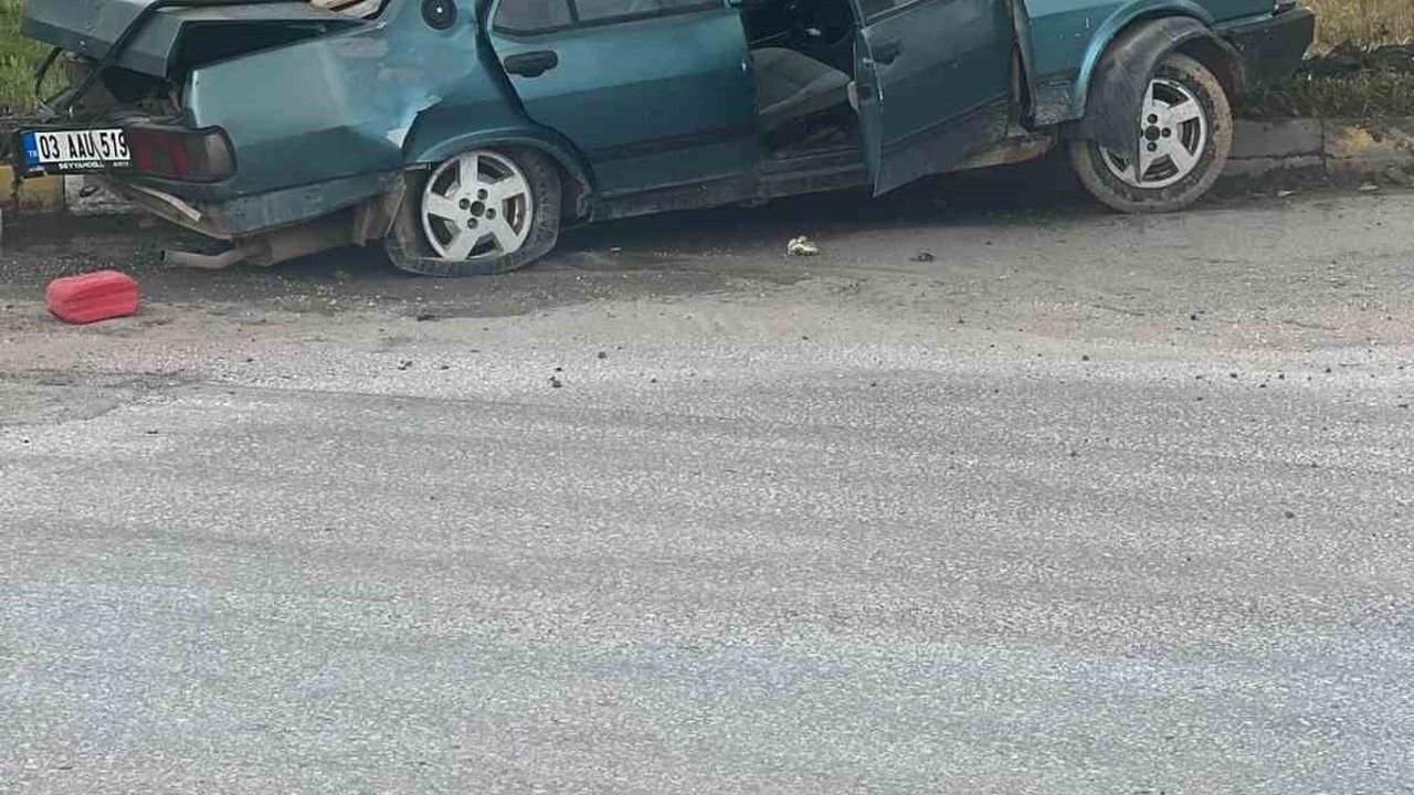 Kamyon ile otomobilin çarpıştığı kazada 1 kişi yaralandı