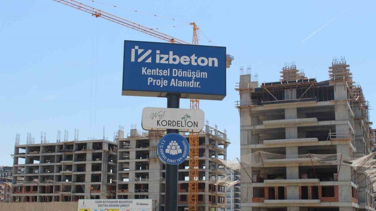 İzmir Büyükşehir Belediyesinin inşaatına eksik demir ve hatalı beton mührü