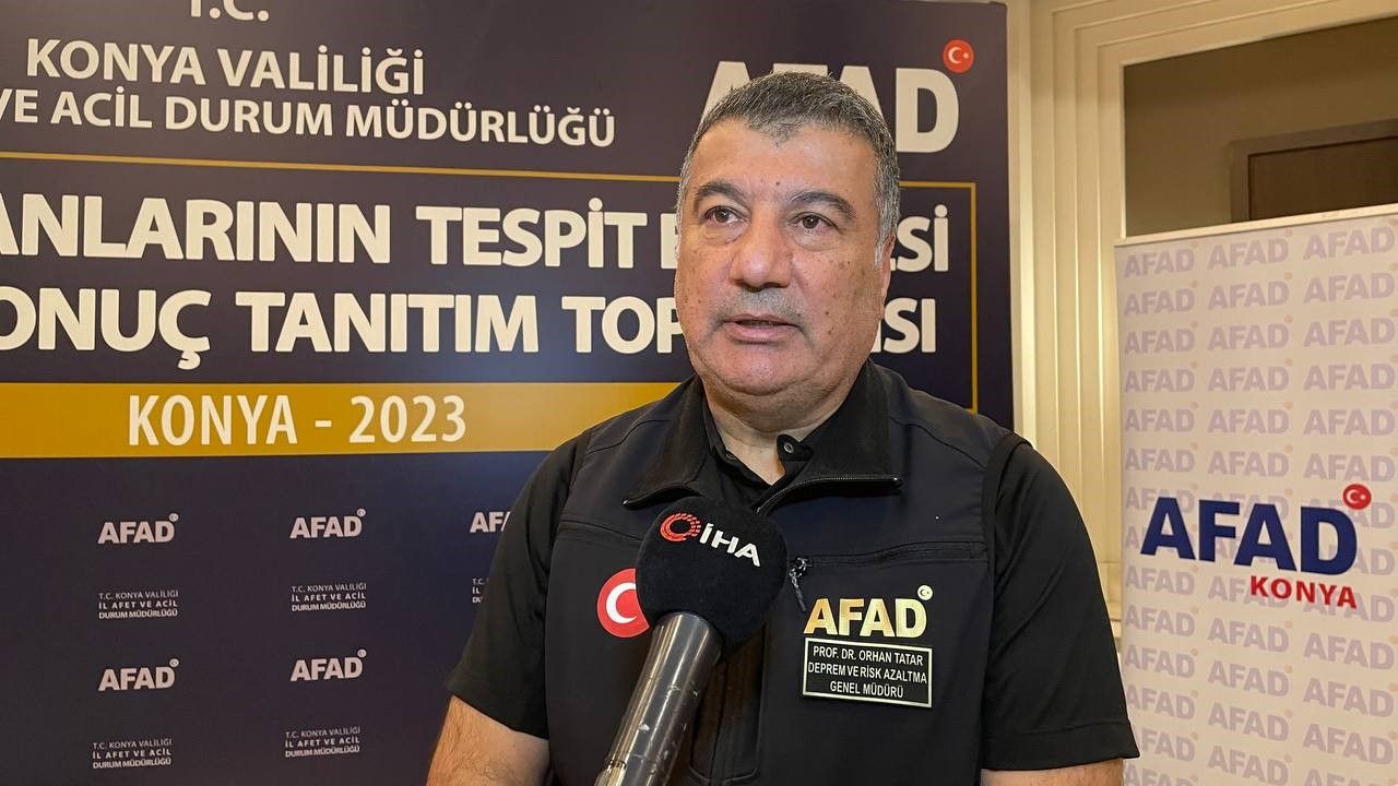 AFAD Deprem ve Risk Azaltma Genel Müdürü Tatar: "Obruk oluşumlarının faylarla ciddi bir bağlantısı olduğunu görüyoruz"