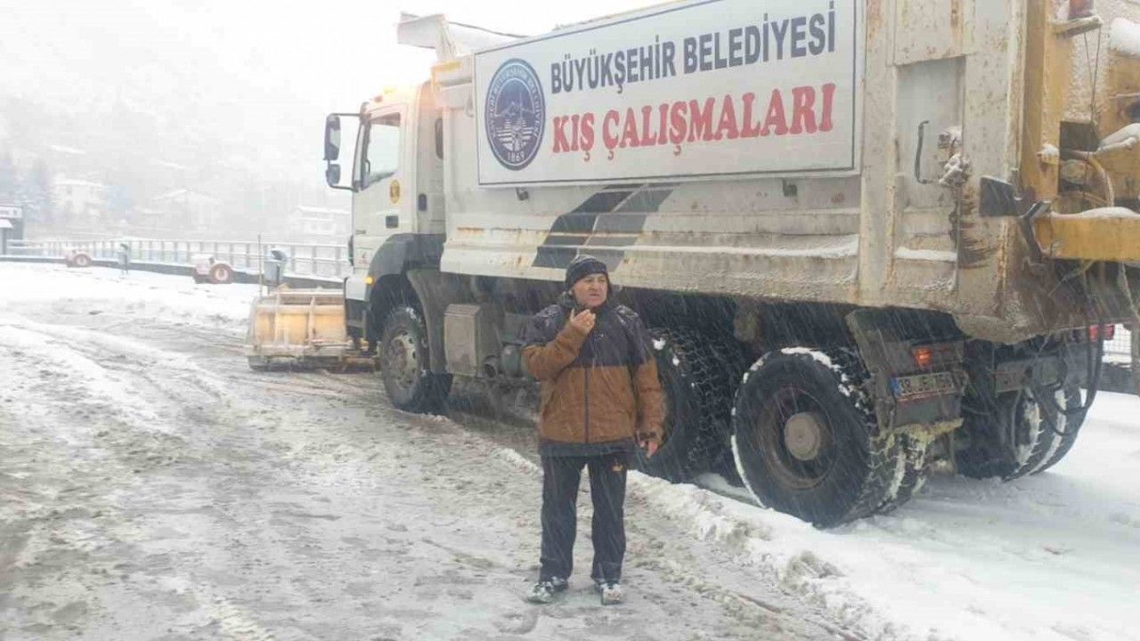 Kayseri Büyükşehir, 367 personel ve 176 araçlık dev kadro ile kışa hazır
