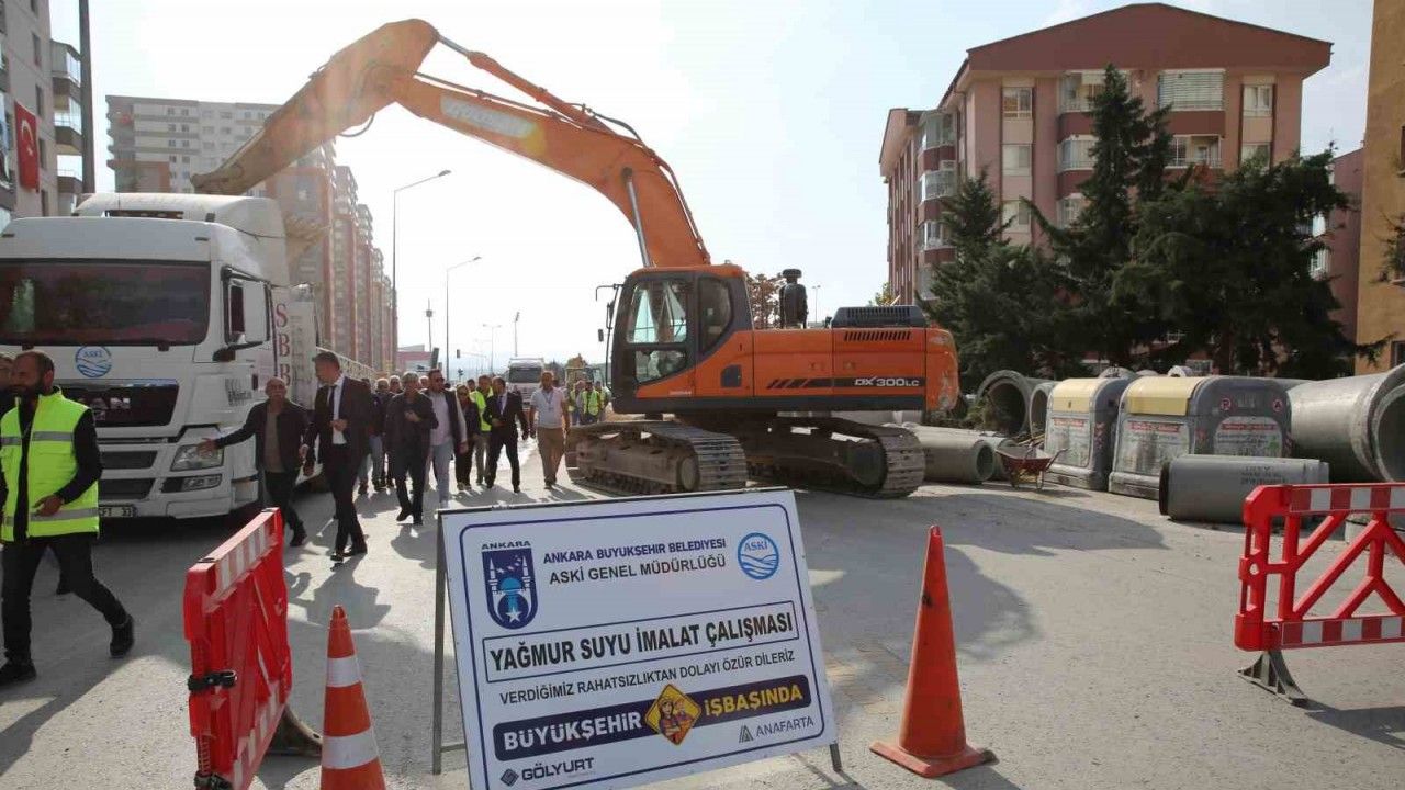 Şehit Mehmet Çavuş Caddesi’nde 10 yıllık sel çilesi son buluyor