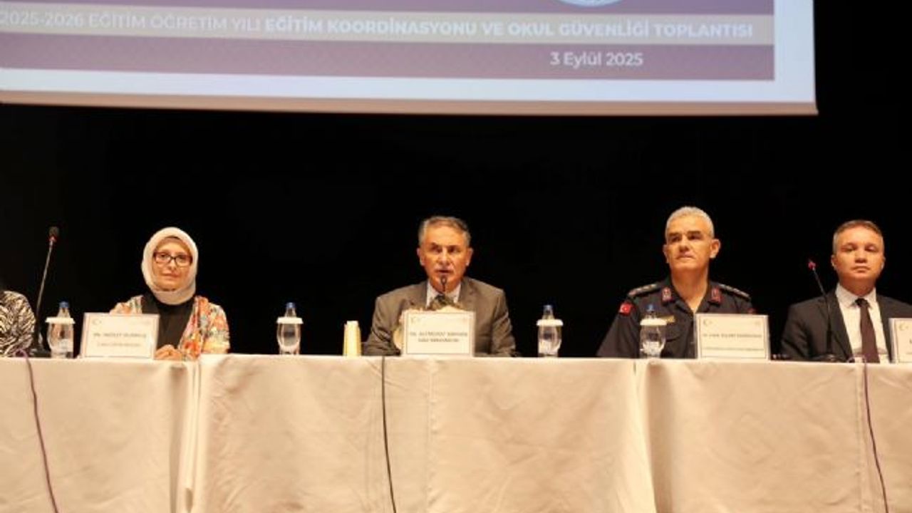 Mersin’de Yeni Eğitim Yılı Öncesi Güvenlik Zirvesi