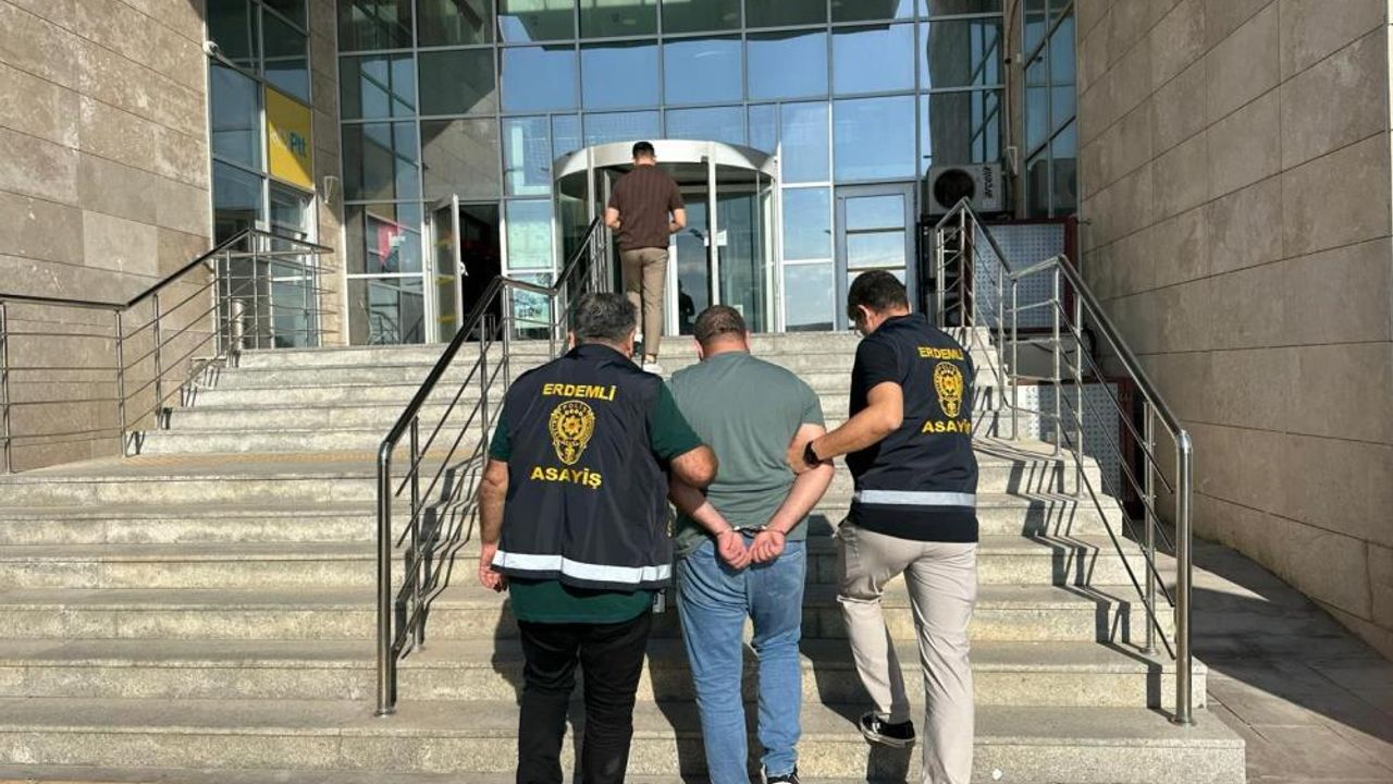 Erdemli’de 50 Yıl Hapis Cezalı Firari Yakalandı