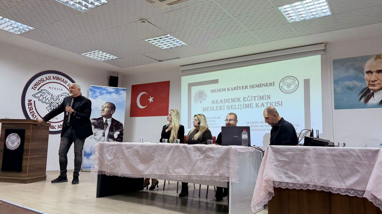 Toroslar Mimar Sinan MTAL’de Kariyer ve Akademik Eğitim Buluşması