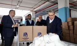 Yunusemre’de erzak kolileri hazır