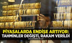 Piyasalarda endişe artıyor: Tahminler değişti, rakam verildi