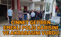 Adana'da bayramda cinnet getiren emekli polis karısını ve akrabasını vurdu