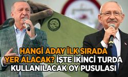 Hangi aday ilk sırada yer alacak? İşte ikinci turda kullanılacak oy pusulası