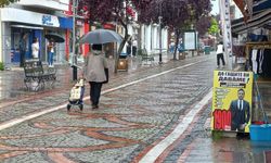 Edirne’de sağanak etkili oldu