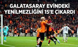 Galatasaray evindeki yenilmezliğini 15’e çıkardı