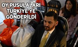 Oy pusulaları diplomatik kuryelerle Türkiye'ye gönderildi