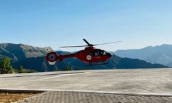 Şırnak’ta helikopter ambulans help sendromlu vatandaş için havalandı
