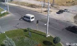 Malatya’daki kazalar Kent Güvenlik Yönetim Sistemi kameralarına yansıdı