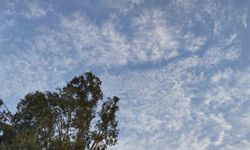Hatay’da ’Cirrocumulus’ bulutları görsel şölen oluşturdu