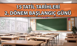 Okullar Ne Zaman Açılacak? 2025 2. Dönem Başlangıç Tarihi ve 15 Tatil Bitiyor