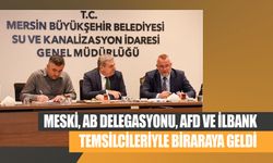 MESKİ, AB Delegasyonu, AFD ve İLBANK Temsilcileriyle Altyapı Projelerini Değerlendirdi