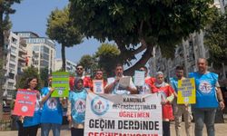 Eğitim Gücü Sendikası Mersin'de Memur Maaş Zamlarını Protesto Etti