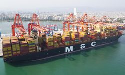 Dünyanın En Büyük Konteyner Gemisi MSC IRINA Mersin Limanı’na Demirledi