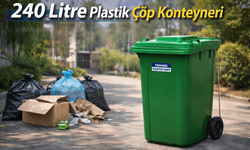 240 Litre Plastik Çöp Konteyneri ile Etkili Atık Yönetiminde Pratik ve Dayanıklı Çözüm