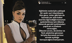 Hande Erçel’den İlk Açıklama: “Ülkeme Dönüp İfademi Vereceğim”