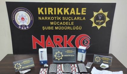 Kırıkkale’de uyuşturucu madde ticaretine 2 tutuklama