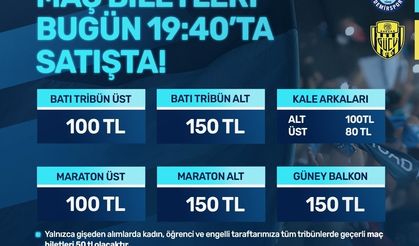 Adana Demirspor - MKE Ankaragücü maçının biletleri satışa çıkıyor