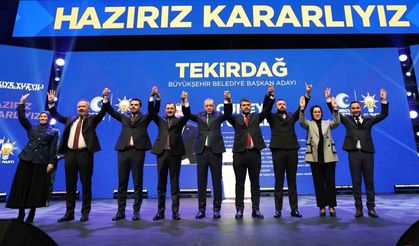 AK Parti Tekirdağ Büyükşehir Belediye Başkan Adayı Cüneyt Yüksel oldu.