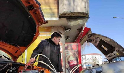 Ardahan’da Sibirya soğukları: Araçlar çalışmadı