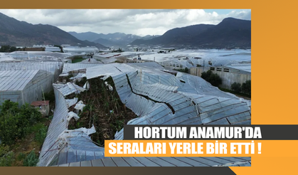 Hortum Vurdu: Anamur'da Muz ve Çilek Seraları Yerle Bir Oldu!
