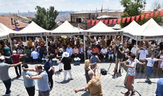 Ankara Kalesi “Kale Sanat Şenliği”yle renklendi