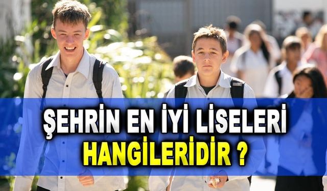 Balıkesir ilinin en iyi liseleri