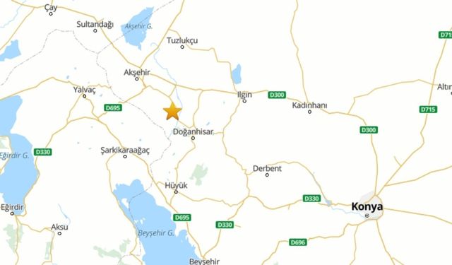 Konya 3.5 büyüklüğündeki depremle sallandı