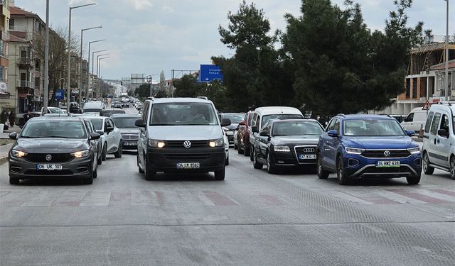 Erzincan'da Trafikte Araç Sayısı 75 Bini Aştı