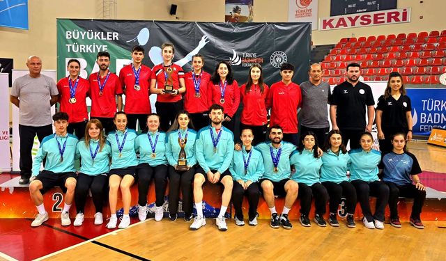 Erzincan Badmintonda Türkiye Şampiyonu Oldu