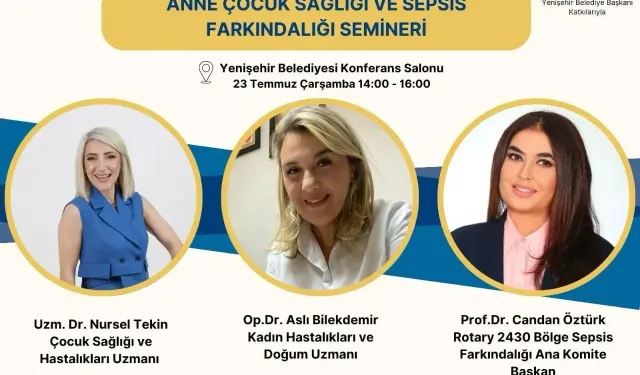 Mersin’de Anne-Çocuk Sağlığı ve Sepsis Farkındalığı Semineri Yoğun İlgi Gördü