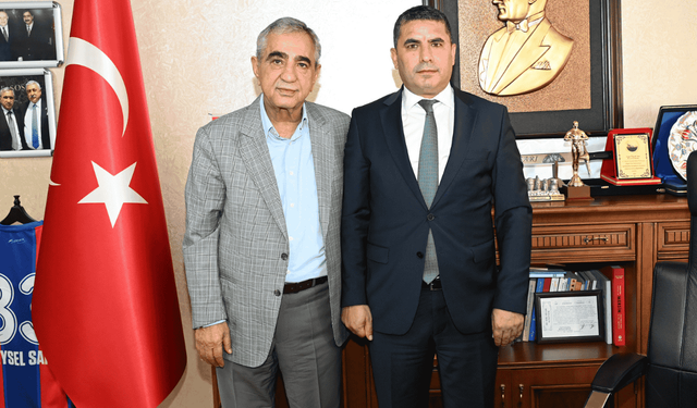 Mersin SGK İl Müdürü Koç, Başkan Sarı’yı ziyaret etti