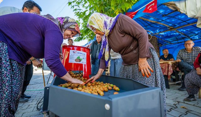 Mersin Büyükşehir’den Üreticilere “Ceviz Soyma Makinesi” Desteği