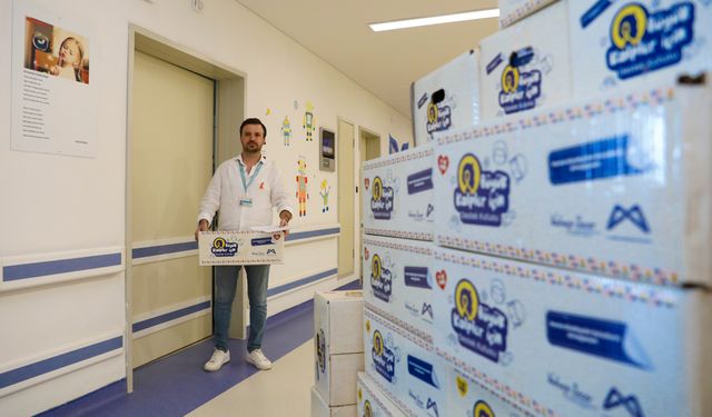 Mersin Büyükşehir’den Lösemili Çocuklara Kutulu Moral!