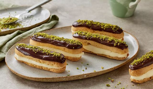 Ekler Pasta Evde Yapıldı - Fırın Kapanmadı Tabak Boş Kaldı