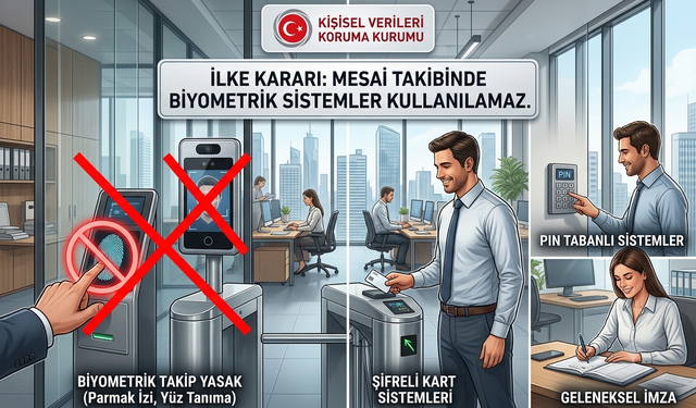 KVKK’dan Biyometrik Mesai Takibine Sınırlama Kararı