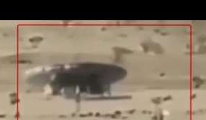 SUUDİ ARABİSTAN'DA ÇEKİLDİĞİ İDDİA EDİLEN UFO GÖRÜNTÜSÜ