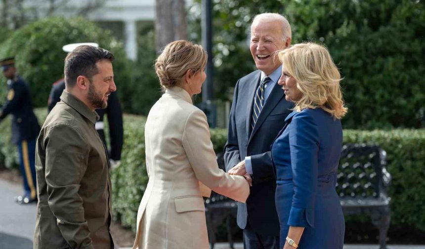 ABD Başkanı Biden, Ukrayna Devlet Başkanı Zelenski’yi Beyaz Saray’da ağırladı
