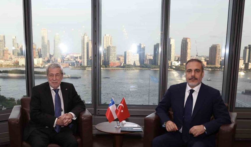 Dışişleri Bakanı Fidan, Şili Dışişleri Bakanı Alberto van Klaveren ile görüştü