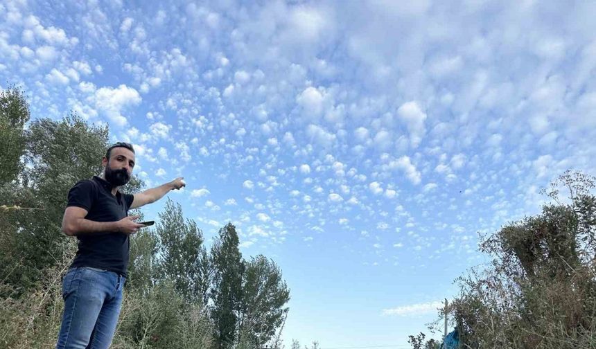 Yüksekova’da ‘Sirrokümülüs bulutları’ görsel şölen sundu