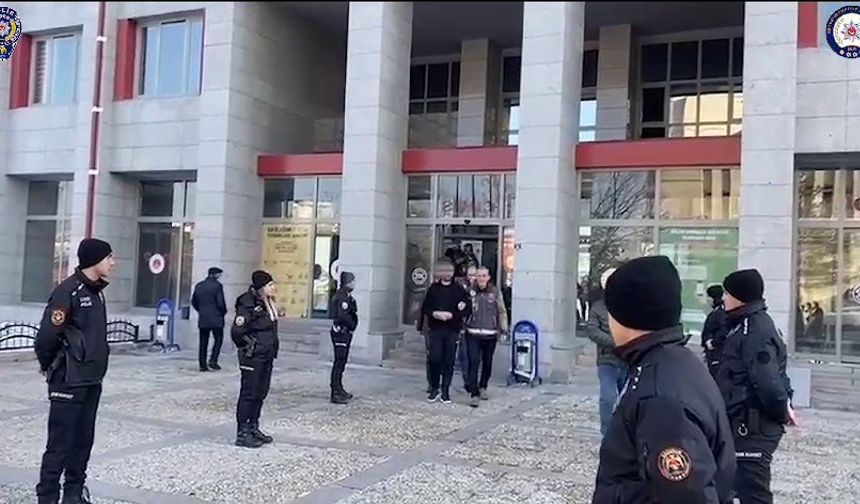 Erzurum’da aranan şahıslara yönelik eş zamanlı operasyon
