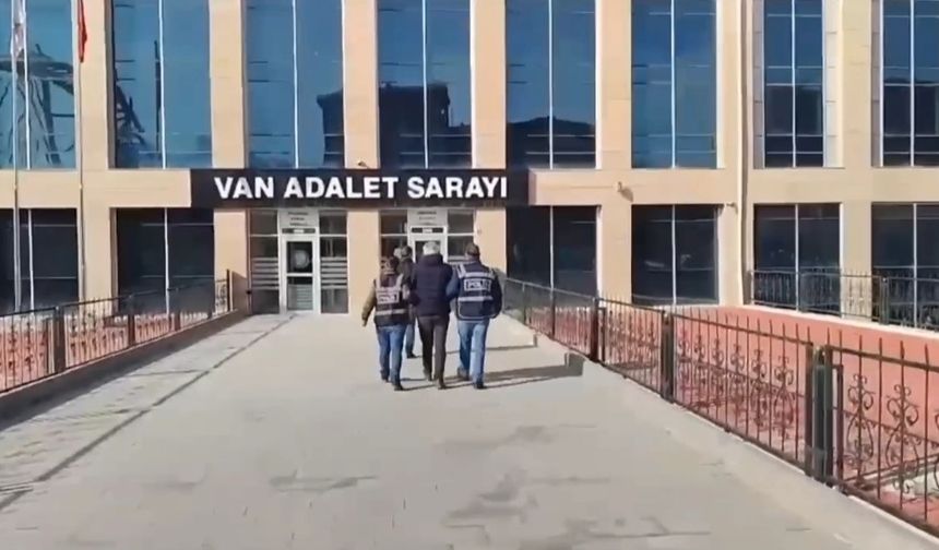 Van’da 42 yıl kesinleşmiş hapis cezası bulunan 1 şahıs tutuklandı
