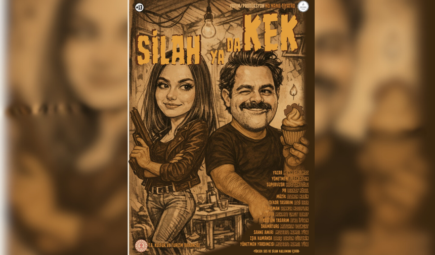No Name Tiyatro’dan Absürt Komedi: “Silah ya da Kek” Mersin’de Sahne Alıyor